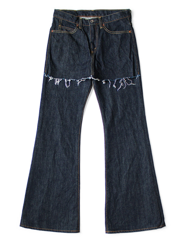 Kapital 14oz Denim 5P APRON-SKOUSER Flare pants