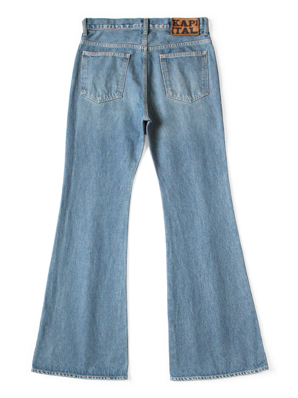 Kapital 14oz Denim 5P APRON-SKOUSER Flared Pants