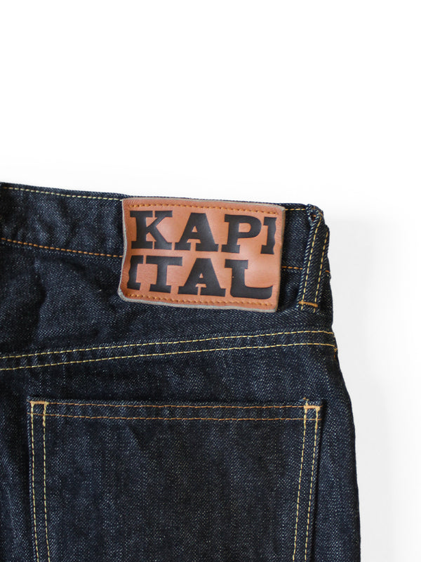 Kapital 14oz Denim 5P APRON-SKOUSER Bootcut Pants