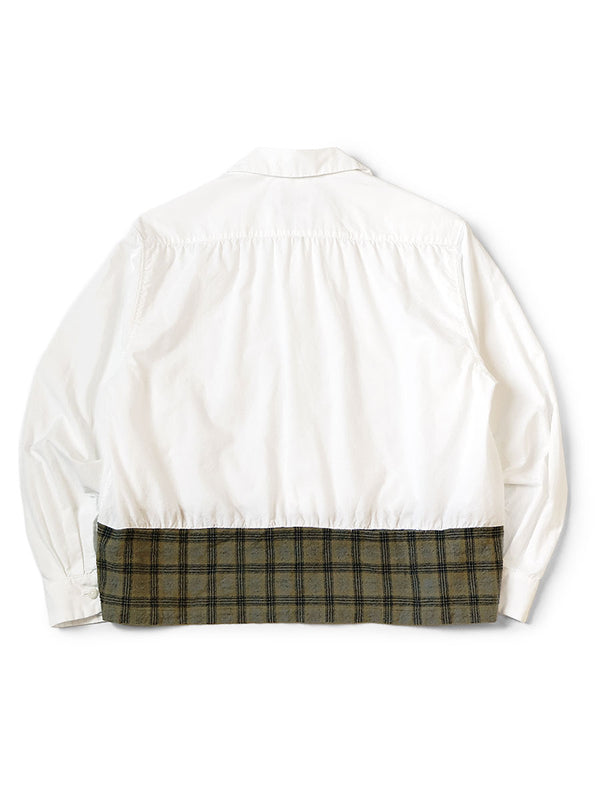 Kapital Check Wool Open-Collar Shirt