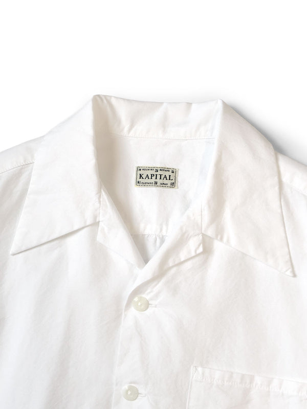 Kapital Check Wool Open-Collar Shirt