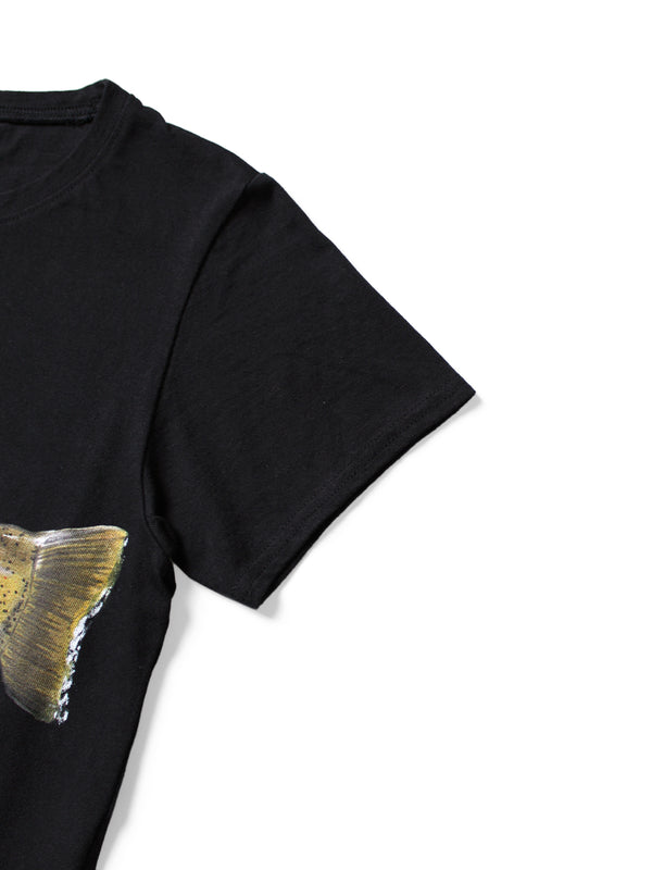 Kapital 20 Jersey Cropped T-shirt (1 Trout Peckish Rainbow) Tee