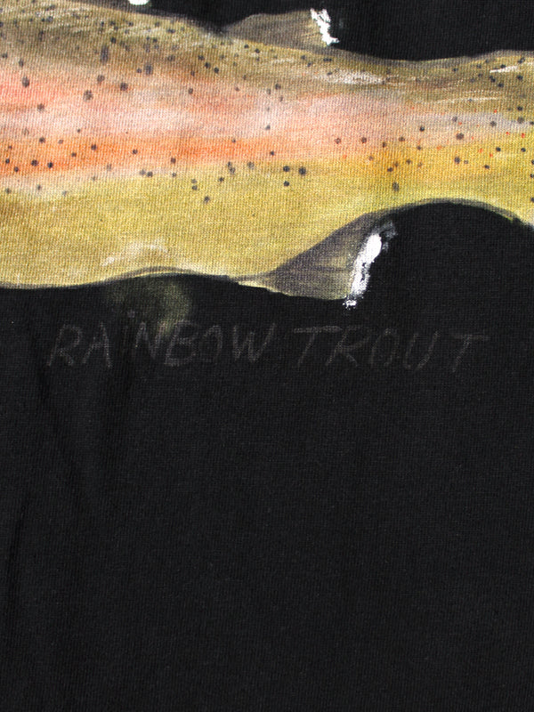 Kapital 20 Jersey Cropped T-shirt (1 Trout Peckish Rainbow) Tee