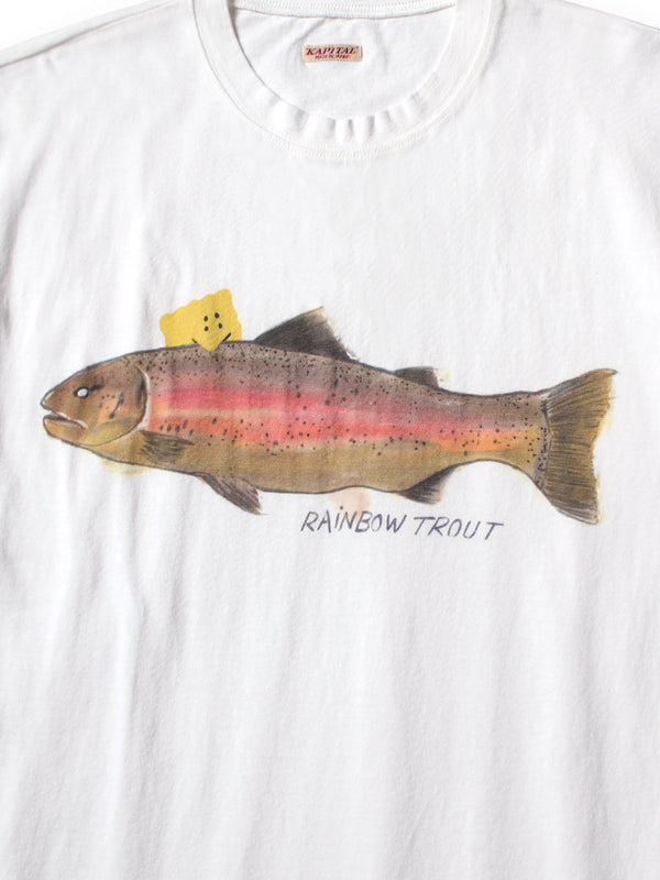 Kapital 20 Jersey Crew T-Shirt Peckish Rainbow Tee