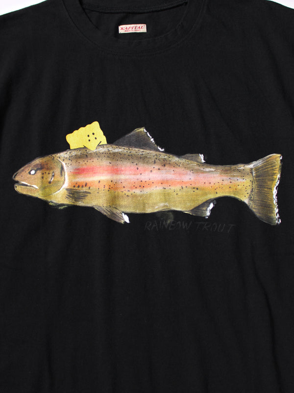 Kapital 20 Jersey Crew T-Shirt Peckish Rainbow Tee