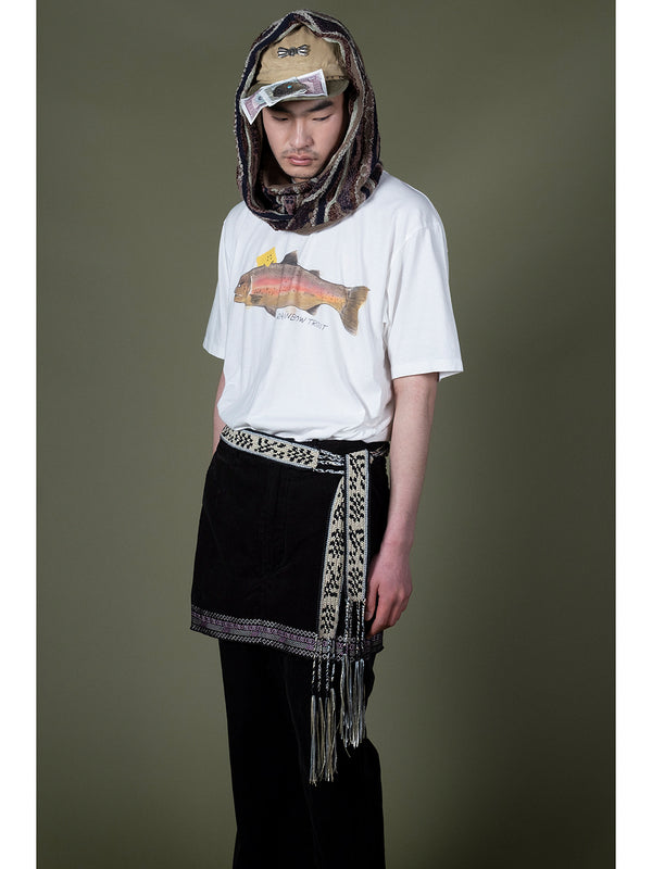 Kapital 20 Jersey Crew T-Shirt Peckish Rainbow Tee