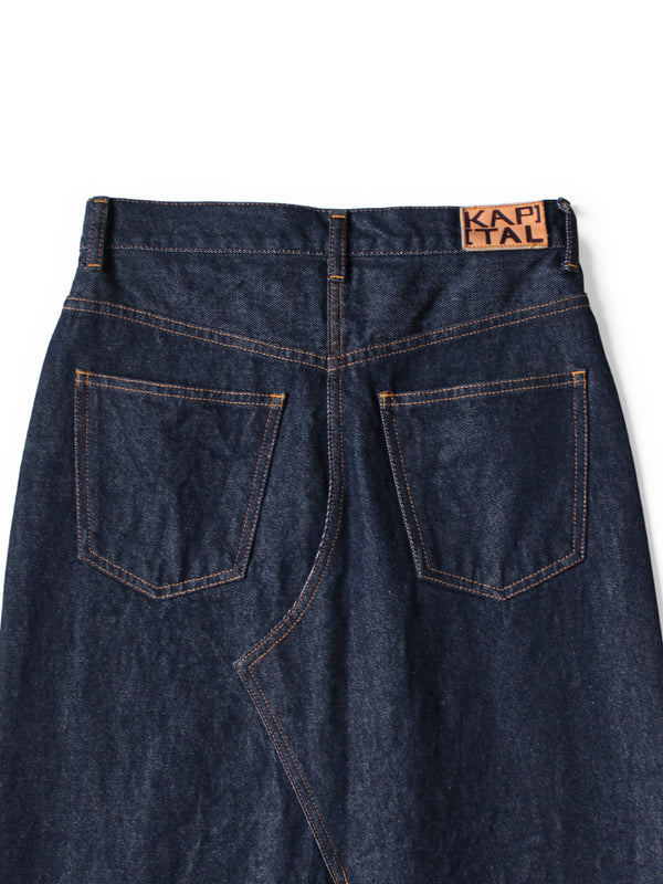Kapital 13oz Denim Pencil Skirt