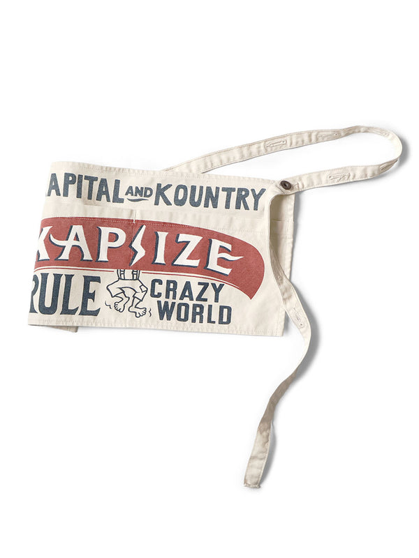 Kapital Vintage Canvas Advertising Apron