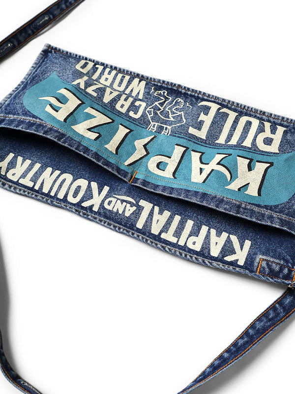 Kapital 13oz Denim Distressed Short Apron (KAPSIZE RULEpt)