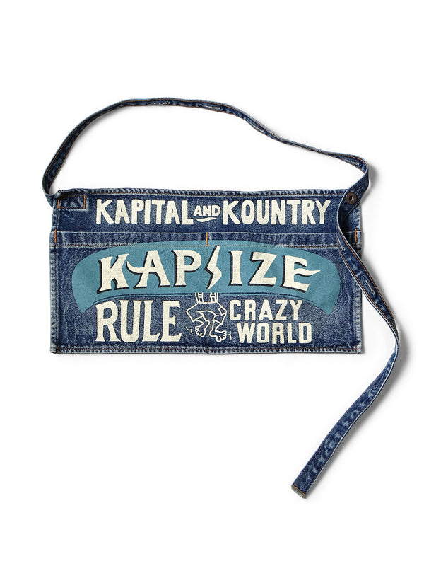 Kapital 13oz Denim Distressed Short Apron (KAPSIZE RULEpt)