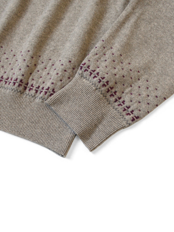 Kapital 12G Wool Crew Neck Sweater (FLY GOOSE)