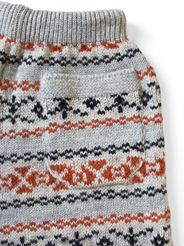 Kapital 3G Wool Yellowknife Fair Isle Shorts Pants