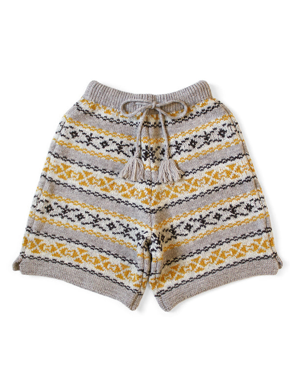 Kapital 3G Wool Yellowknife Fair Isle Shorts Pants