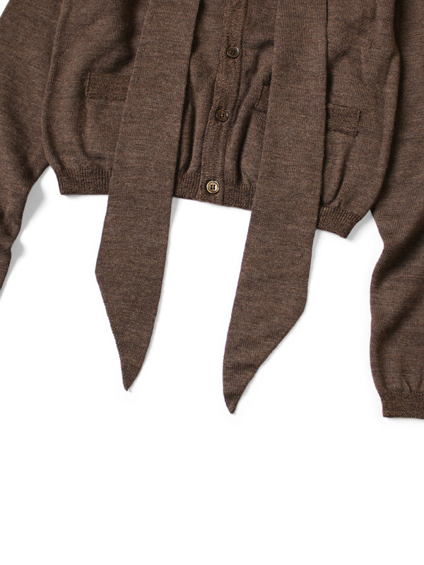 Kapital 12G Knit Bowtie Cardigan women