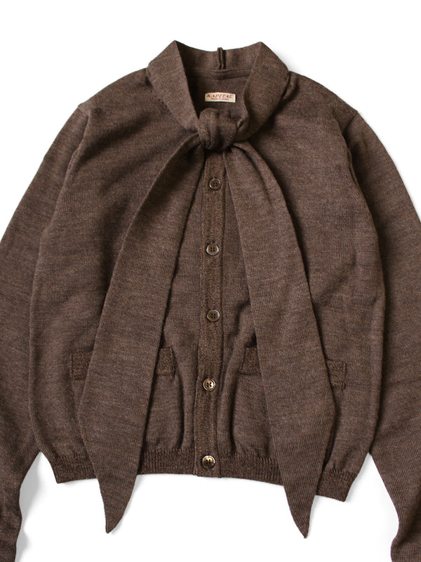 Kapital 12G Knit Bowtie Cardigan women