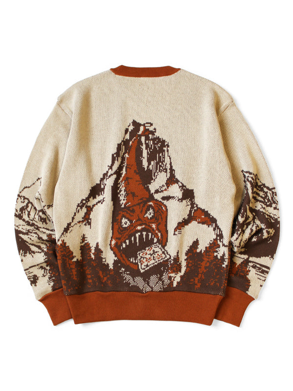 Kapital Vintage Crew Sweater - Slide Rock Bolt
