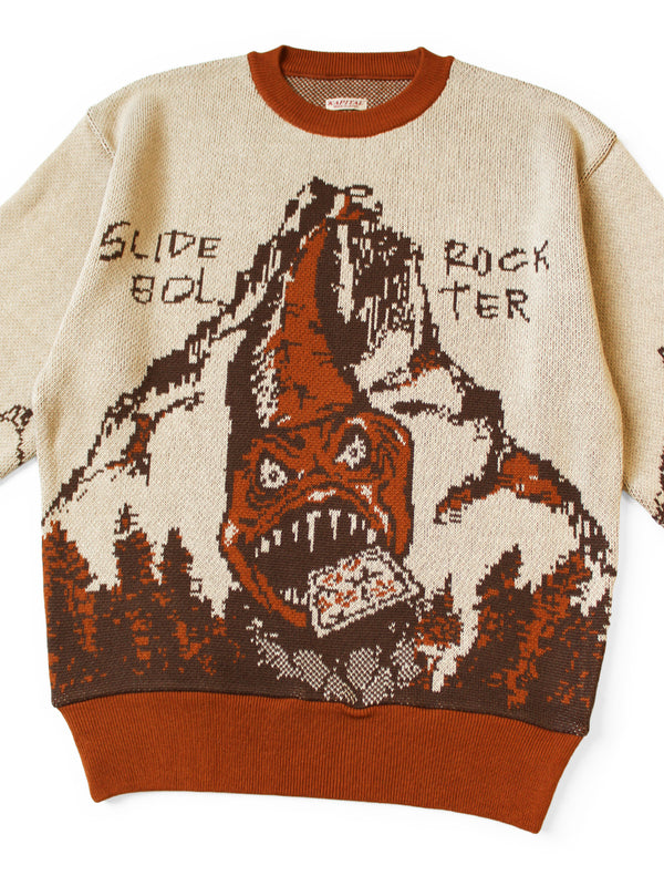 Kapital Vintage Crew Sweater - Slide Rock Bolt