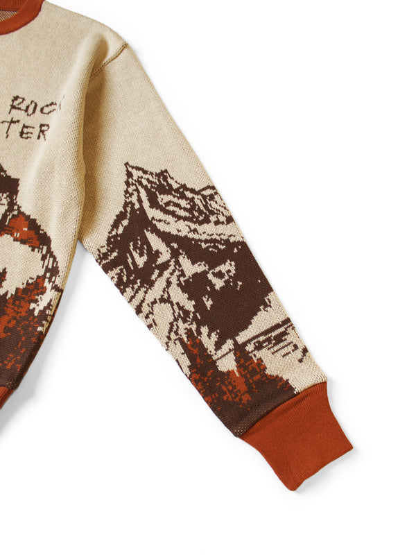 Kapital Vintage Crew Sweater - Slide Rock Bolt