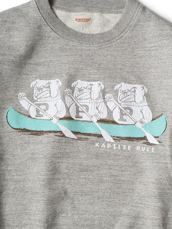 Kapital TOP fleece crew sweatshirt (`P`BULLDOGpt)