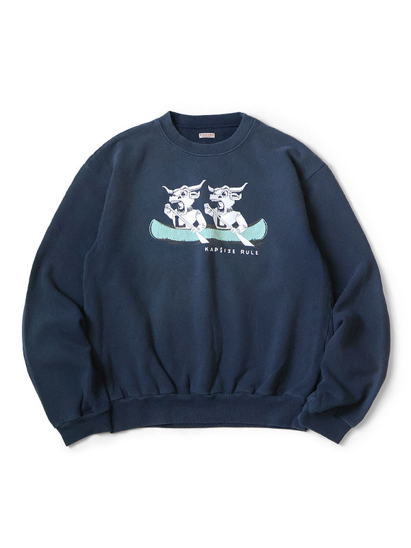 Kapital fleece crew sweatshirt (`L`LONGHORNpt)