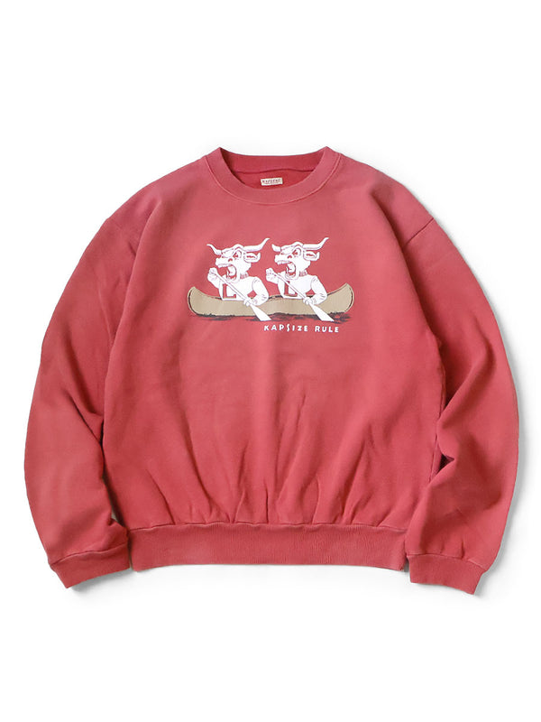 Kapital fleece crew sweatshirt (`L`LONGHORNpt)