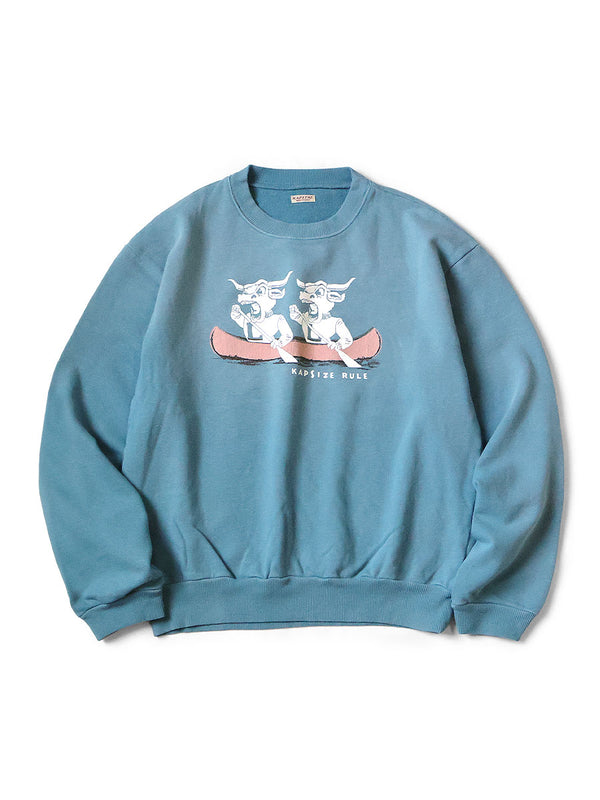 Kapital fleece crew sweatshirt (`L`LONGHORNpt)