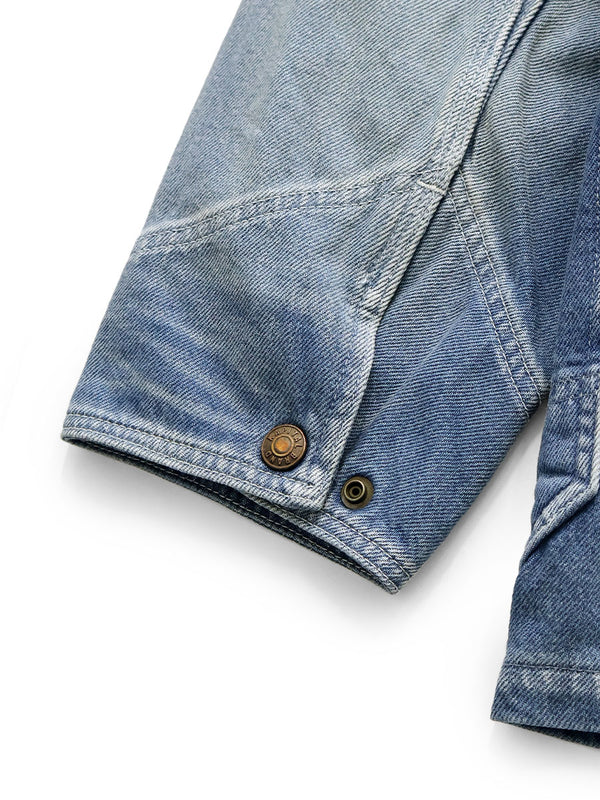 Kapital 11.5oz Denim Fringe Coveralls jacket