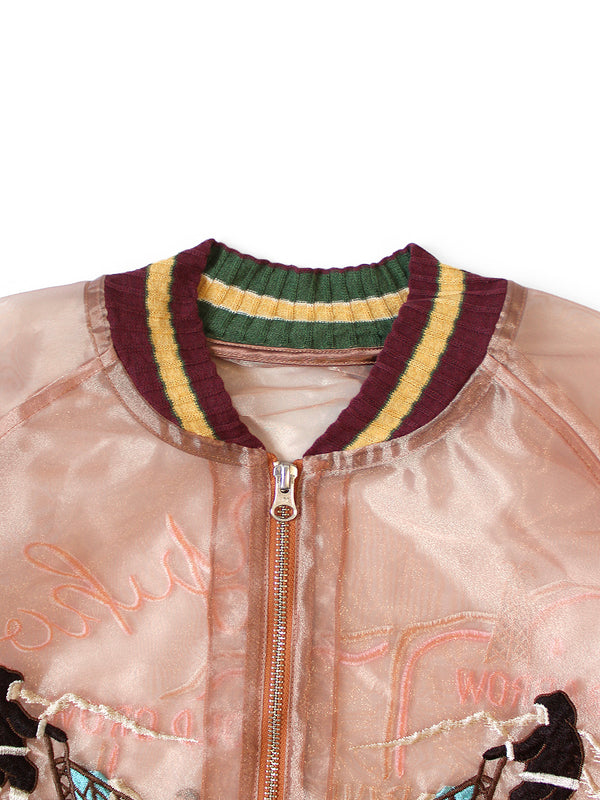 Kapital Sheer Pearl Mosquito Guard Souvenir Jacket (YUKON)