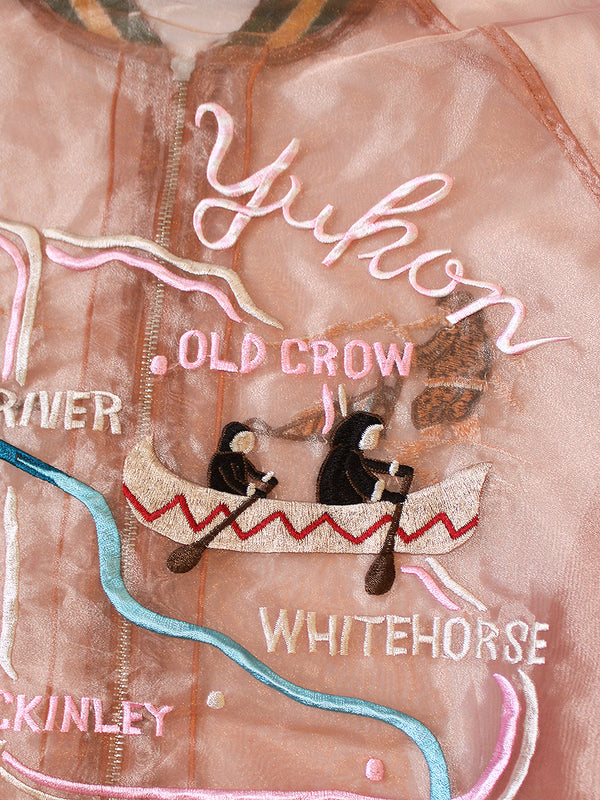 Kapital Sheer Pearl Mosquito Guard Souvenir Jacket (YUKON)