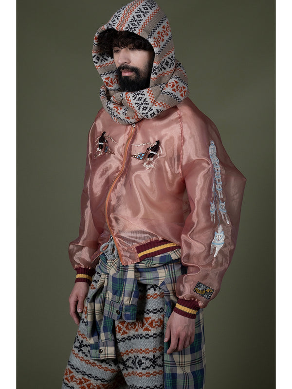 Kapital Sheer Pearl Mosquito Guard Souvenir Jacket (YUKON)