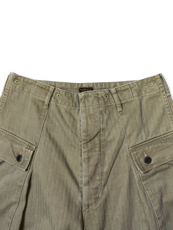 Kapital Herringbone Cargo Monkey Pants