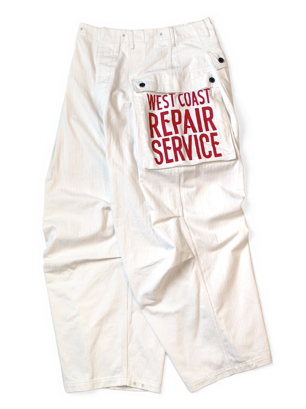 Kapital Herringbone Cargo Monkey Pants