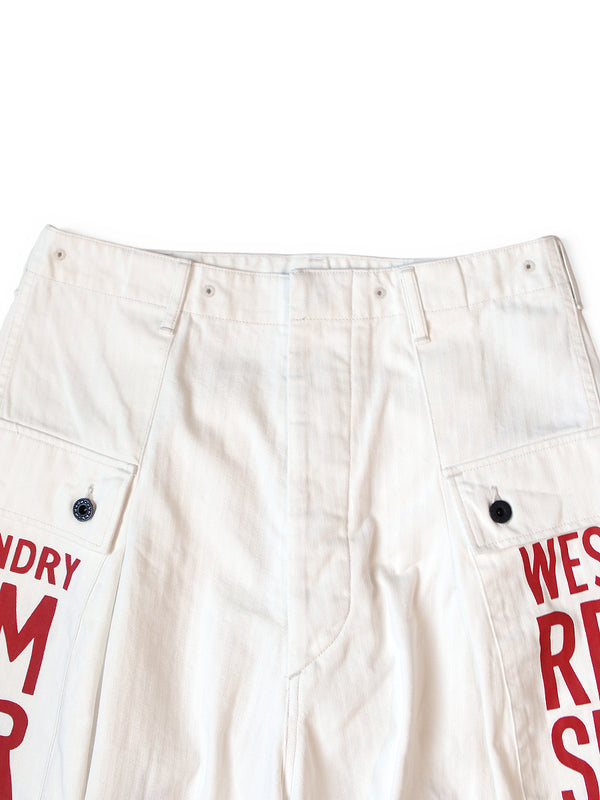 Kapital Herringbone Cargo Monkey Pants