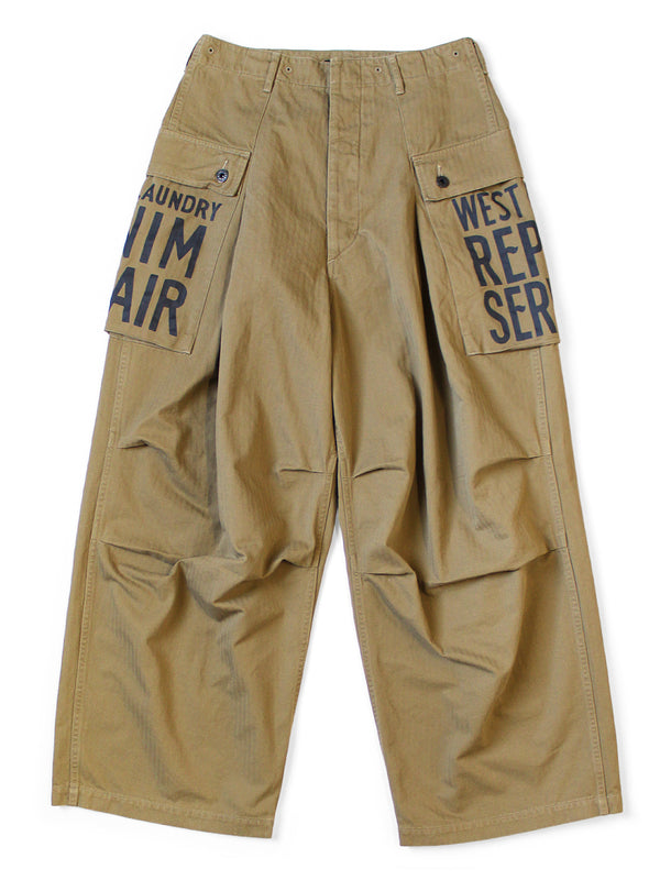 Kapital Herringbone Cargo Monkey Pants