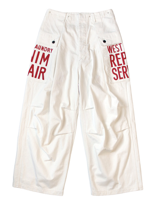 Kapital Herringbone Cargo Monkey Pants