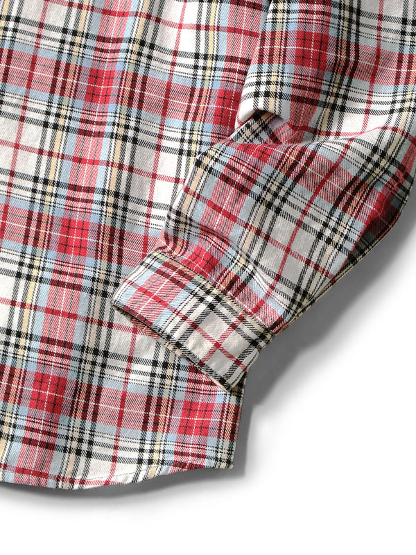 Kapital Columbia-check drizzler work shirt (long sleeve)