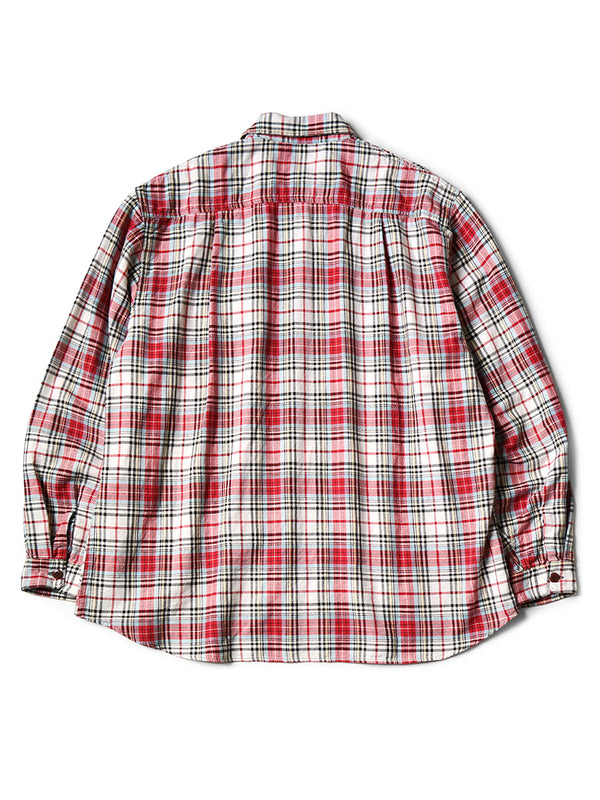 Kapital Columbia-check drizzler work shirt (long sleeve)