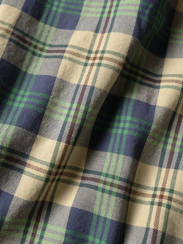 Kapital Columbia-check drizzler work shirt (long sleeve)