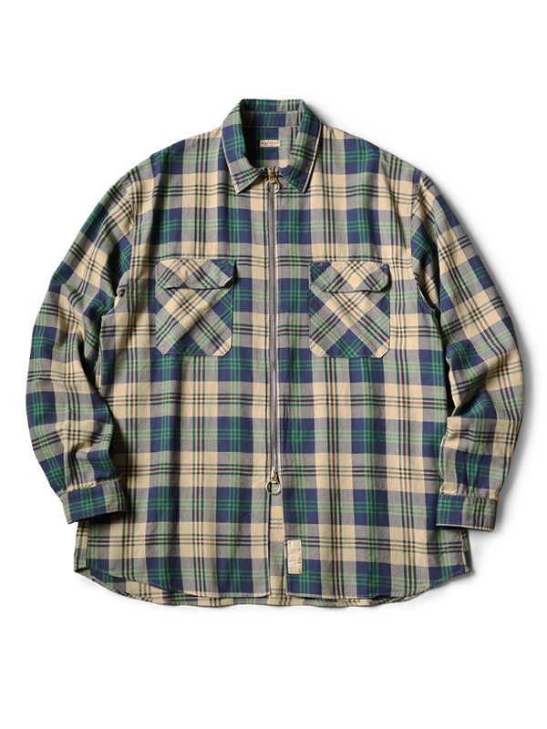 Kapital Columbia-check drizzler work shirt (long sleeve)