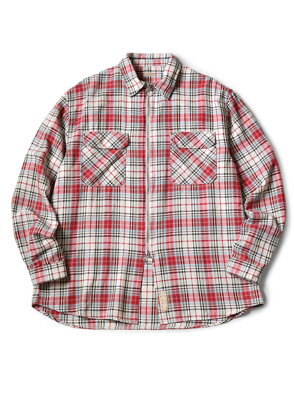 Kapital Columbia-check drizzler work shirt (long sleeve)