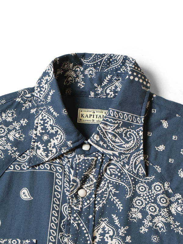 Kapital Viyella Bandana Pattern Husky Western Shirt