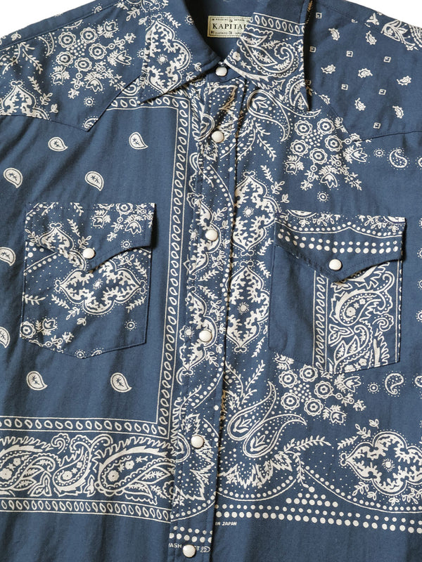 Kapital Viyella Bandana Pattern Husky Western Shirt