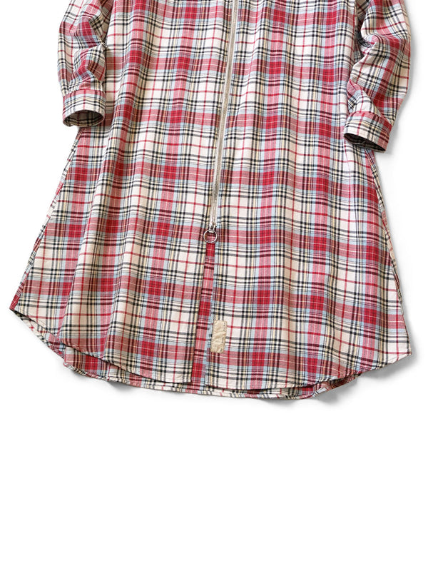 Kapital Columbia-check Drizzler Work Shirt Dress