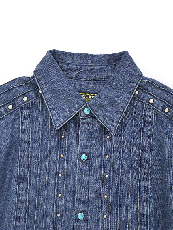 Kapital 8oz Denim Pintuck Sundance Dress