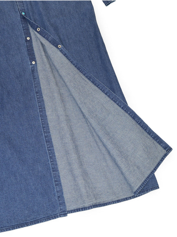 Kapital 8oz Denim Pintuck Sundance Dress