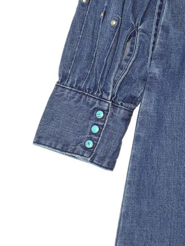 Kapital 8oz Denim Pintuck Sundance Dress
