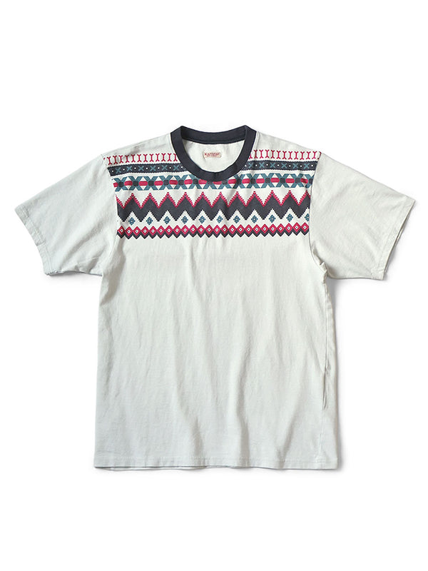 Kapital 20/-Tenjiku Ringer T-shirt (Powwow pt)