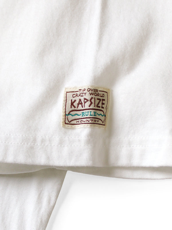 Kapital Hand-Dyed Indigo Fishing Print T-Shirt Tee