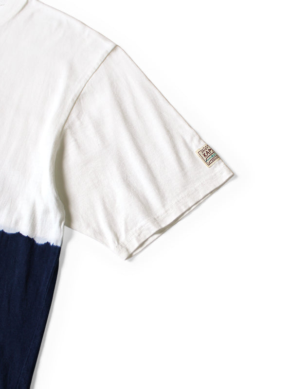 Kapital Hand-Dyed Indigo Fishing Print Tee