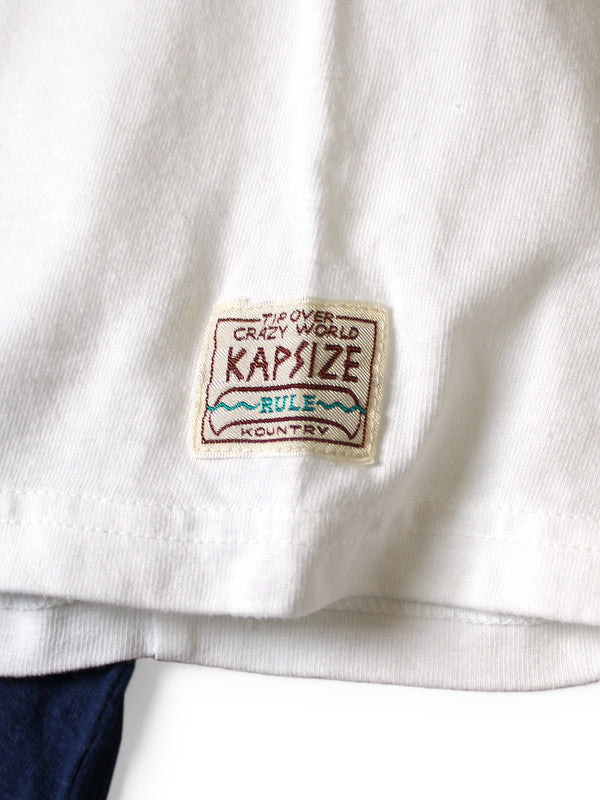 Kapital Hand-Dyed Indigo Fishing Print Tee